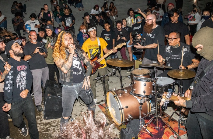 Barrage: Rising Los Angeles Hardcore Punk Group Keeps the DIY Fire Burning  (Literally) | Features | No Echo